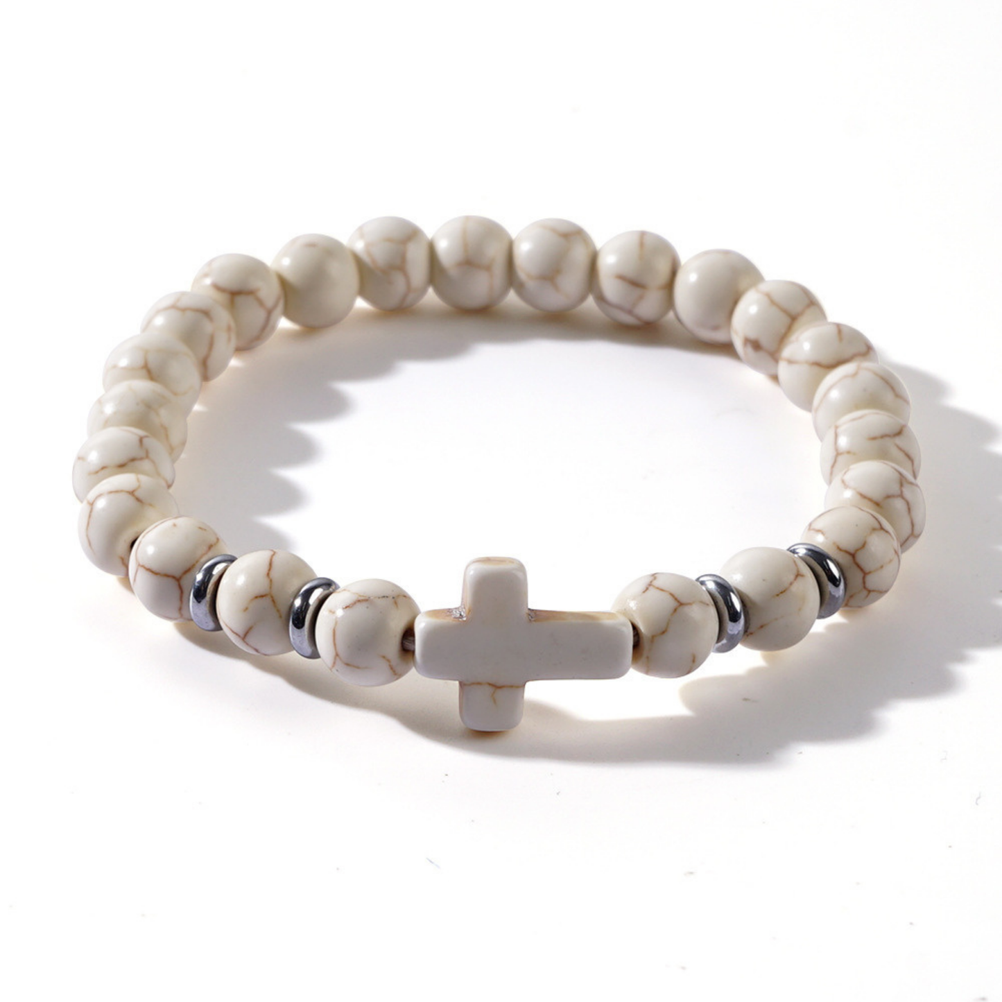 Pulsera Religiosa Piedras Semipreciosas