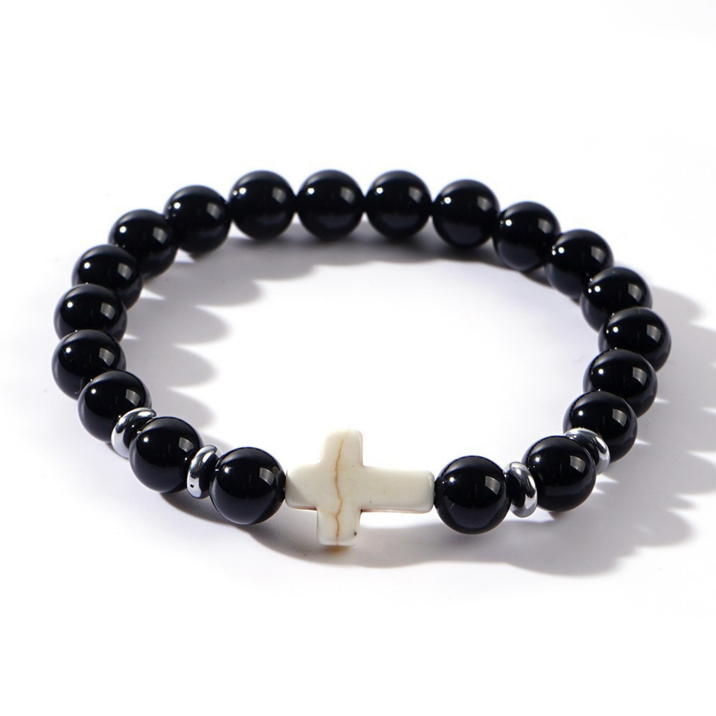 Pulsera Religiosa Piedras Semipreciosas