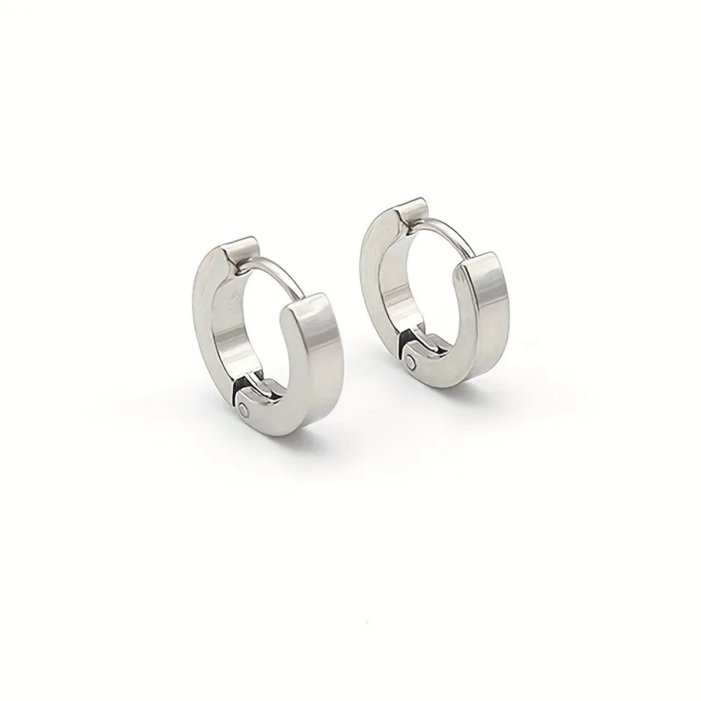 Argollas Huggies Acero Inoxidable