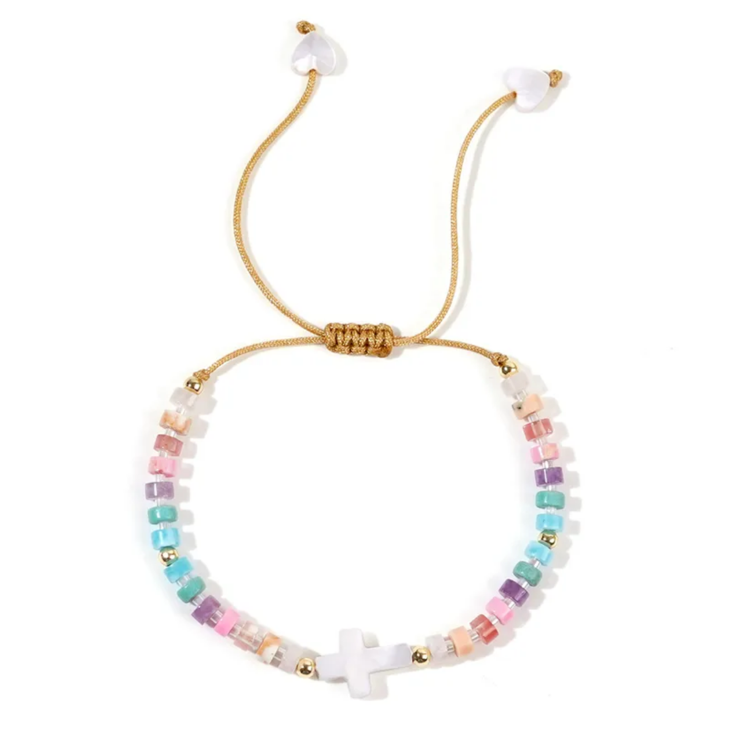 Pulsera Religiosa Pastel Cruz