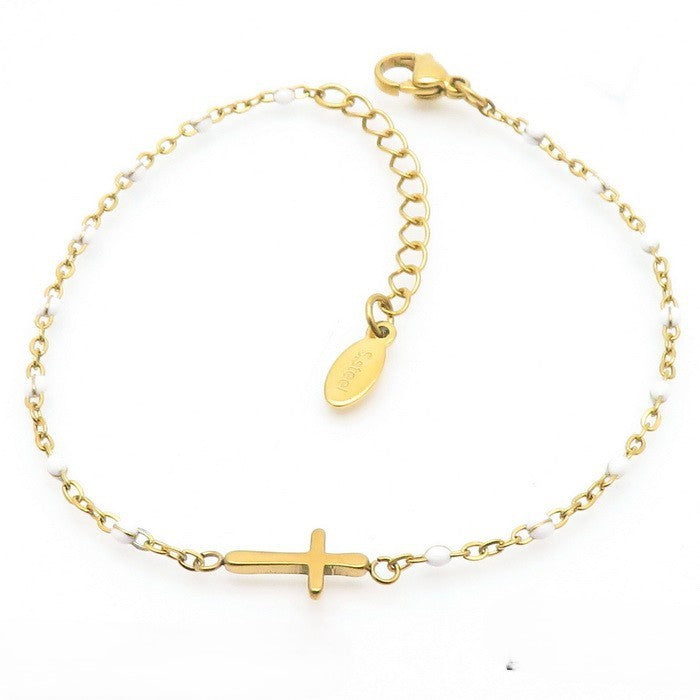 Pulsera Acero Inoxidable Cuencas Cruz