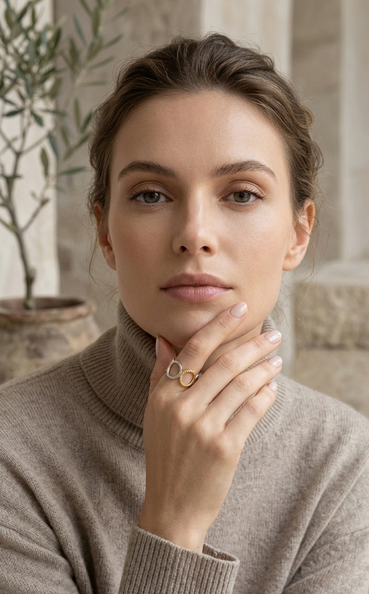 Anillo Ajustable Acero Inoxidable Aros